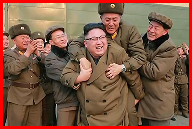 Kim Jong-un e seus generais
