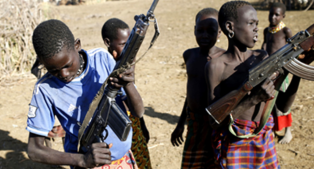 Crianças-soldados do Sudão do Sul