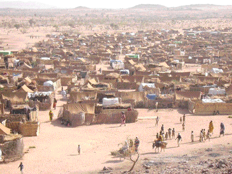 Campo de Refugiados de Darfur, no Chade