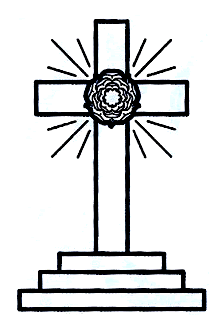 Rosa Hieroglífica Crucificada