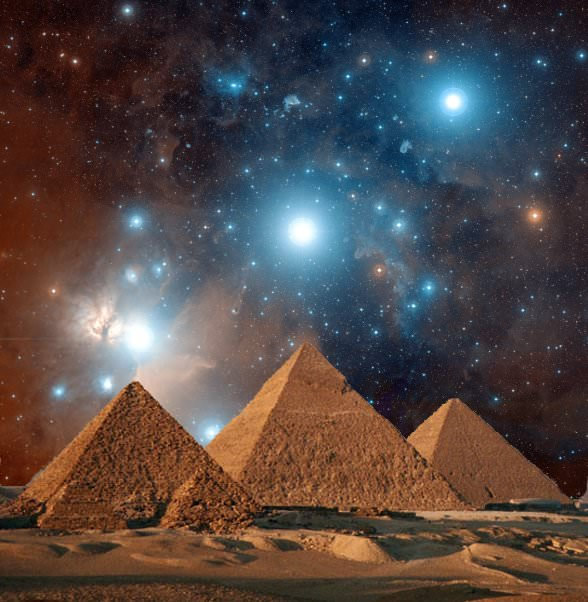 As Três Pirâmides de Gizé