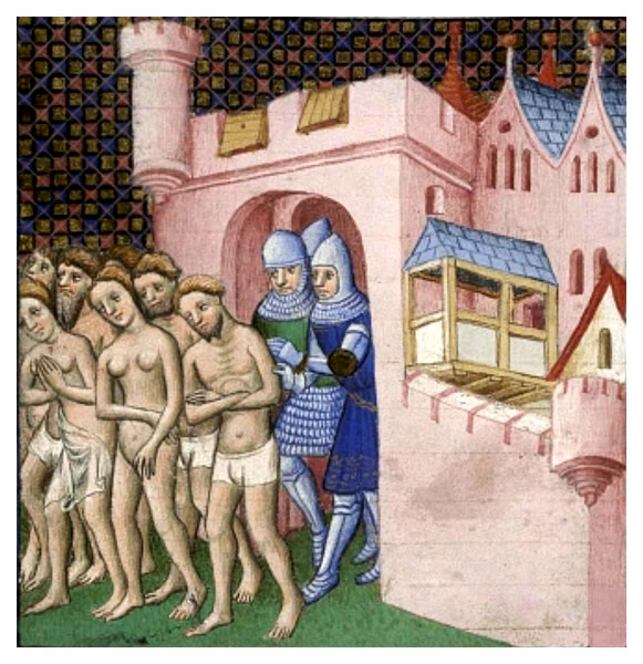  Expulsão dos Albigenses de Carcassonne, França, em 1209