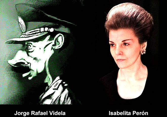 Jorge Rafael Videla/Isabelita Perón