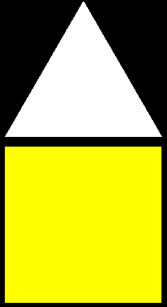 Triângulo + Quadrado
