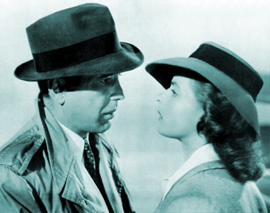 Humphrey Bogart e Ingrid Bergman