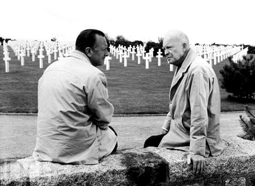 Cronkite e Eisenhower